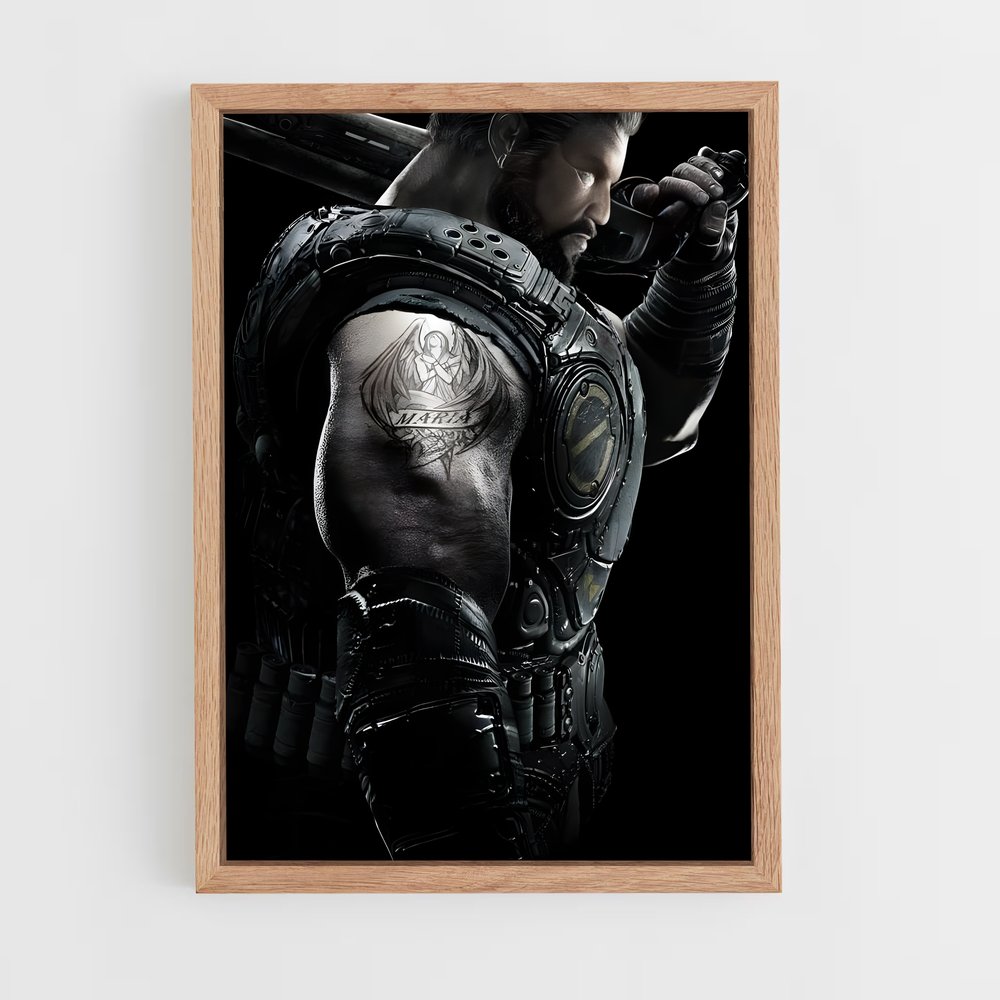 Poster Les Engrenages de l'Infini – affiche Gears of war (vue 4)